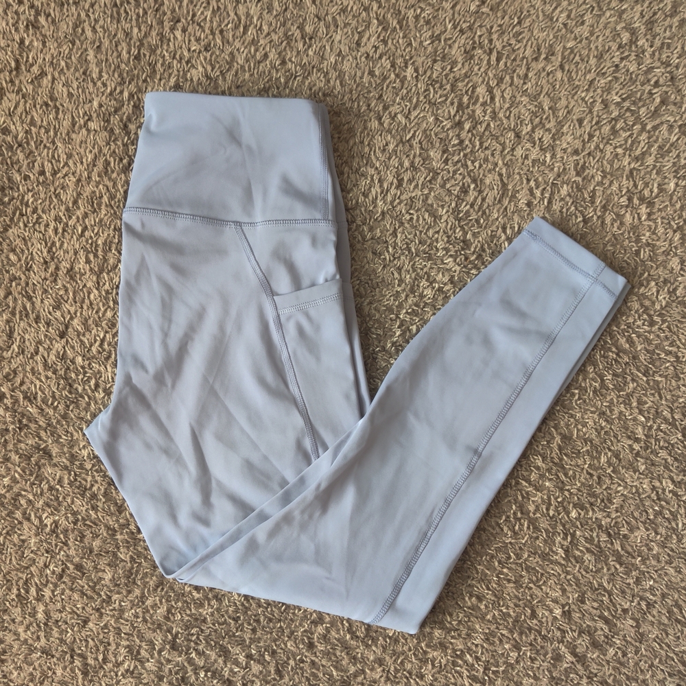 90 Degree By Reflex Pastel Blue Leggings